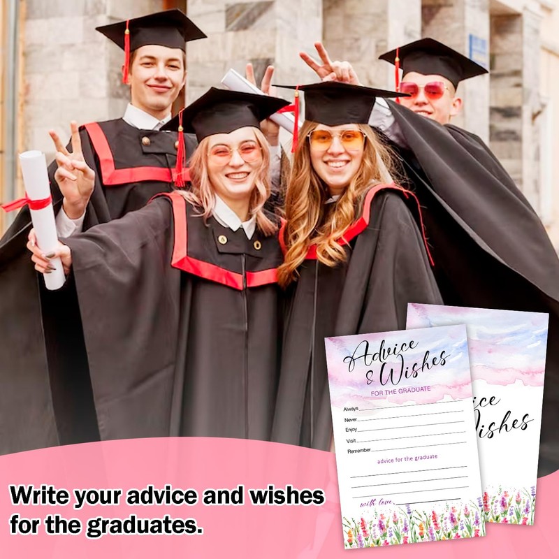 Wildflower Advice and Wishes Cards for the Graduate Cards 4x6