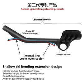 Triathlon handlebar attachment aero bar bicycle handlebar triathlon attachment aero bar