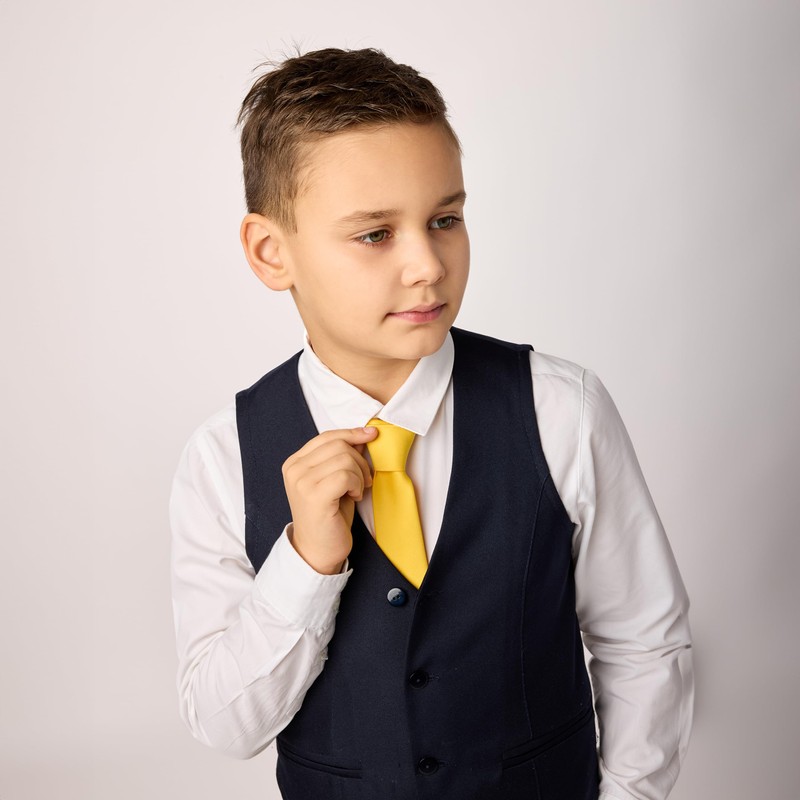 Ladeheid TKM Children's Tie for Boys - Elegant Matte Look,