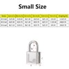 Waterproof Padlock Outdoor Weatherproof Padlock with Keys External Padlock Heavy