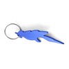 Komonee Parrot Blue Bottle Opener Key Chain Metal Wildlife Bird