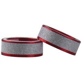 HDUFC for Toyota Rav4 2025 2024 2023 2022 2021 2020 2019 Shiny Crystal air Conditioner knob Cover, one-Touch Start Button Decorative Ring 4-Piece Set (red)