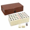 144-Tile Mini Chinese Mahjong Set with Storage Case & Dice