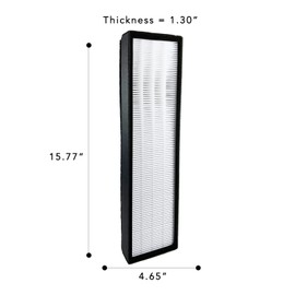 MaximalPower Replacement HEPA Filter & Pre-Filter for Germ Guardian AC4300BPTCA, AC4900CA Air Purifiers (1 Pack & Brush)