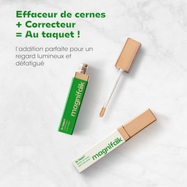 Magnifaik On The Ball! - Corrector con ingredientes naturales - Corrector debajo de los ojos oculta enrojecimiento e imperfecciones - Maquillaje vegano - 20BD - 0.21 oz