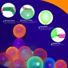 120 Pcs UV Neon Balloons, Neon Glow Party Balloons UV
