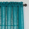 Rooney 1 Piece Semi-Sheer Linen Look Window Treatment Valance (52"