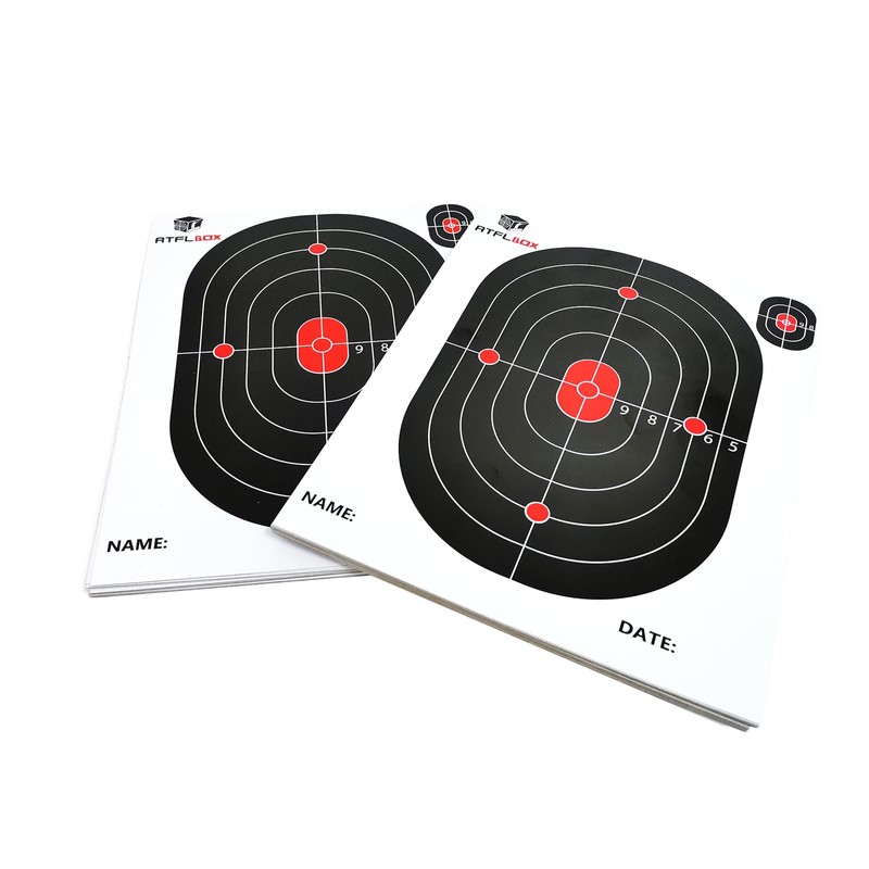 Atflbox 7 x 9 Inch BB Gun Target Papers for