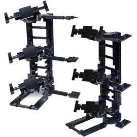 Cabeeskii Juego de 2 Soportes de exhibición compatibles con Speed Champions para Coches F1 76914 76907 76901 76902 – Soporte Giratorio con Espacio para Minifiguras