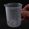 UrbanNest 3X Measuring Jug 250ML Graduated Beaker Clear White Plastic