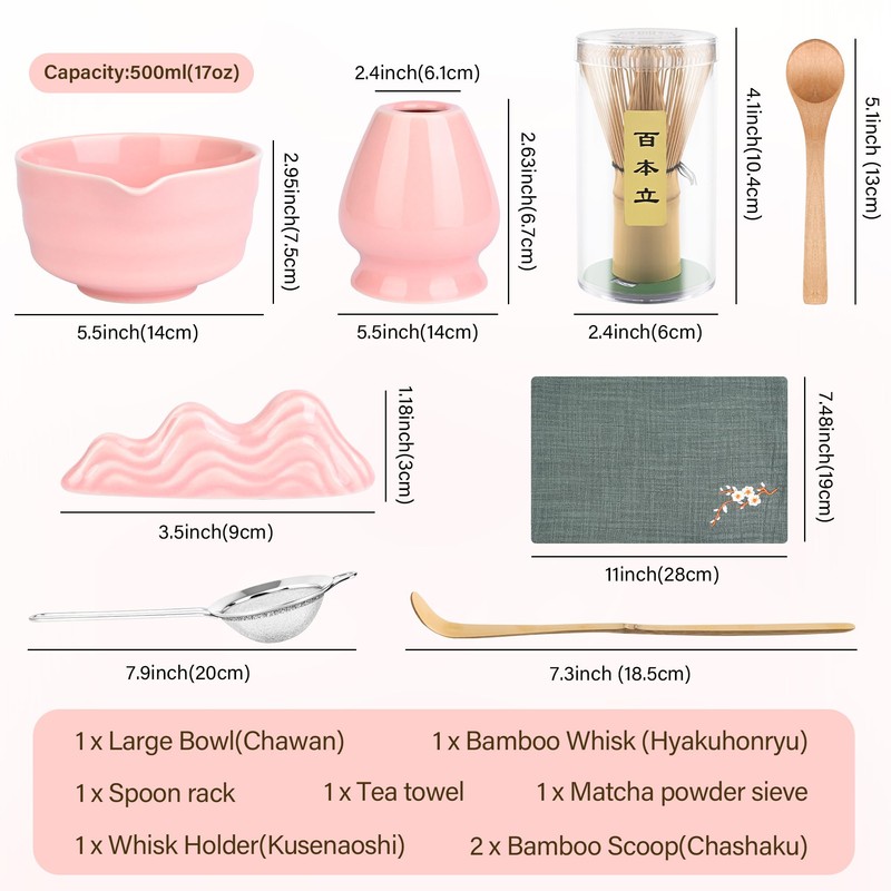 Matcha Whisk Set - Japanese Household Matcha Tea Kit for
