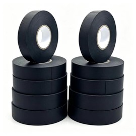 Jero.Ted Butyl Joist Tape for Tree Wood Decking Wrap, 1" x 50 Feet, 9 Pack Hand Tearable Soft Cloth Wire Harness Flannel Self Adhesive Tapes for Roof Pipe Window Car RV Outdoor Leak Repair