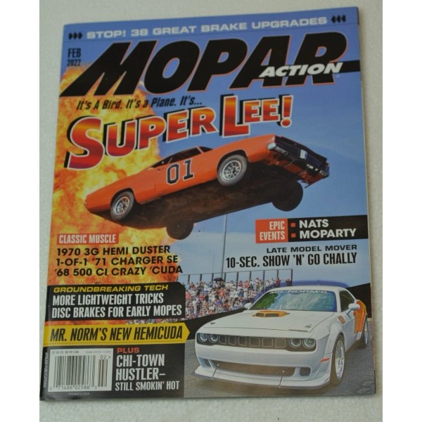MOPAR ACTION MAGAZINE SUPER GENERAL LEE DUKES OF HAZZARD FEBRUARY