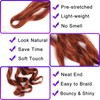 French Curly Braiding Hair 8 Packs Loose Wavy Braiding Hair