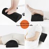 Half Moon Pillow Black Ankle Knee Neck Lumbar Support Cushion