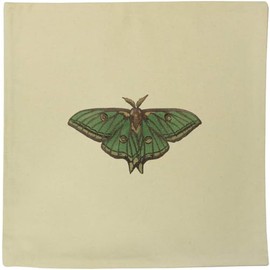 Azeeda 40cm x 40cm 'Luna Moth' Canvas Cushion Cover (CV00040409)
