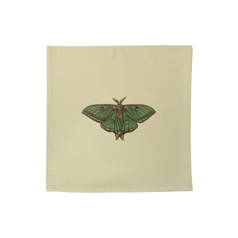 Azeeda 40cm x 40cm 'Luna Moth' Canvas Cushion Cover (CV00040409)