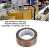 PTFE Glass Cloth Tape 32.8ft High Temperature Resistance Insulation PTFE