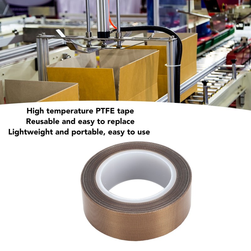 PTFE Glass Cloth Tape 32.8ft High Temperature Resistance Insulation PTFE