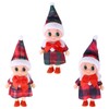 Hileyu Pack of 3 Christmas Elf Doll, Baby Elf on