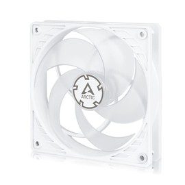 ARCTIC P12 PWM PST - PC Fan, 120mm Fan, PC Case Fan with PWM Sharing Technology (PST), Pressure-optimised, quiet motor, Computer, Fan Speed: 200-1800 rpm (0 rpm <5 %) - White, Transparent