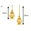 Lacquered Pludaku Hanging Lanterns (LED Wiring Set) Aluminum Round Small