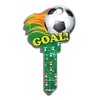 Lucky Line Key Shapes, Soccer, House Key Blank, KW1/11, 1