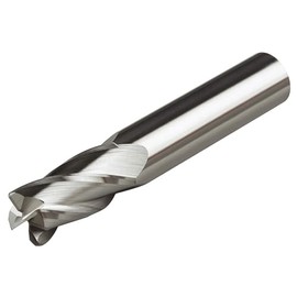 Micro 100 GEC-250-4-010X Corner Radius End Mill, 1/4" Cutter Dia, 3/4" LOC, .010" Corner Rad, 4 Fl, 1/4" Shank Dia, 2-1/2" OAL, AlTiN