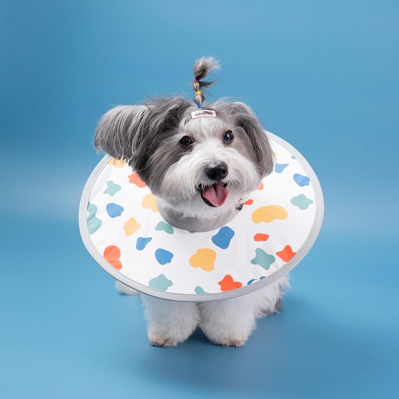 [セブンペット] 猫 犬 エリザベスカラー エアーネックカラー 軽量 通気性 ケガ 介護 ソフト