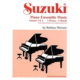Suzuki Piano Ensemble MusicV. 3 & 4 for Piano Duo: Second Piano Accompaniments (Suzuki Method International)