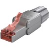 Goobay 65940 CAT6 RJ45 Plug/Field Assembled Network Connector 10 Gbits/Tool-Free