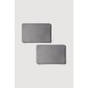 JAJU [JAJU] Plush Memory Foam Bath Mat _ 2 pcs