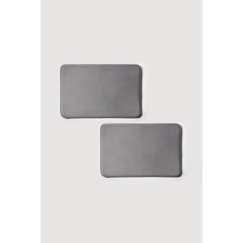 JAJU [JAJU] Plush Memory Foam Bath Mat _ 2 pcs