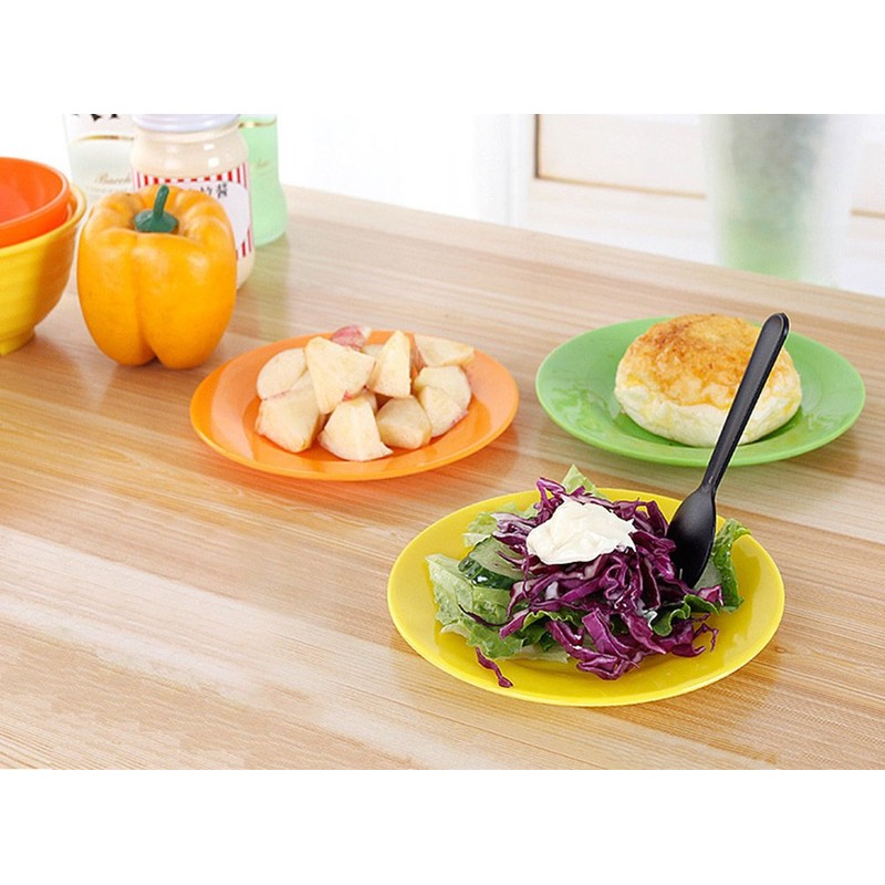 Daycount 100 Pieces Disposable Plastic Spork, Plastic Fork Spoon, Thick