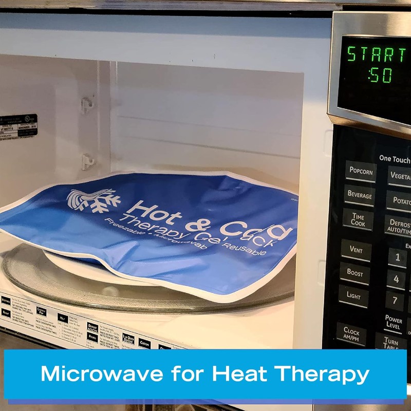 Roscoe Medical Gel Soft Flexible Ice Packs for Injuries, Reusable