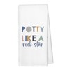 XBBMGG Funny Kids Hand Bathroom Towels, Potty Like a Rock