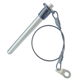 Q-Handle locking pin, 304 stainless steel Grip push-button locking quick-release pin with safety rope (Φ3/8in x 3-5/32in)