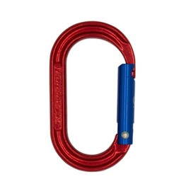Teufelberger MiniME Accessory Carabiners Set of 2 Tree Care Arborist Tree Climbing (Red + Blue Gate)