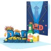 CNLITIHEKA Pop Up Father's Day Card for Dad, Happy Father's