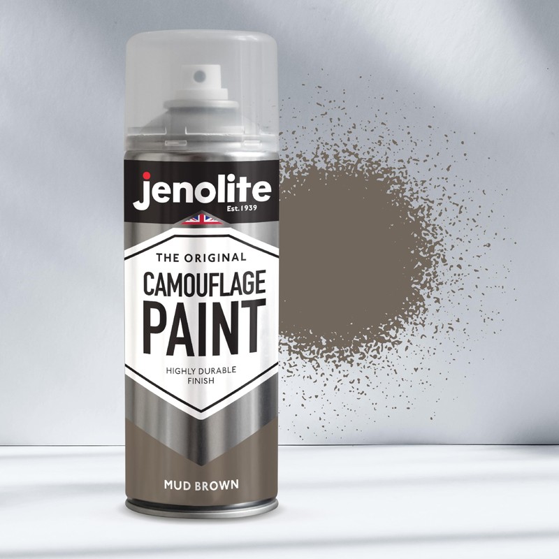 JENOLITE Army Camouflage Paint Twin Pack Olive Green & Mud