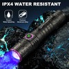 ULTRAFIRE Powerful 365nm UV Flashlight - Rechargeable LED Blacklight, Multi-Functional