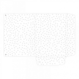 A4 Portfolio Folder Mint Gold Dots with Magnetic Closure – Organiser Folder School Nursery