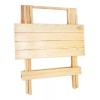 Didakta Mesita Armable De Madera, Plegable Mesa De Servicio 75x56x57