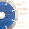Meacase 8 inch Segmented Diamond Saw Blade for Concrete Masonry
