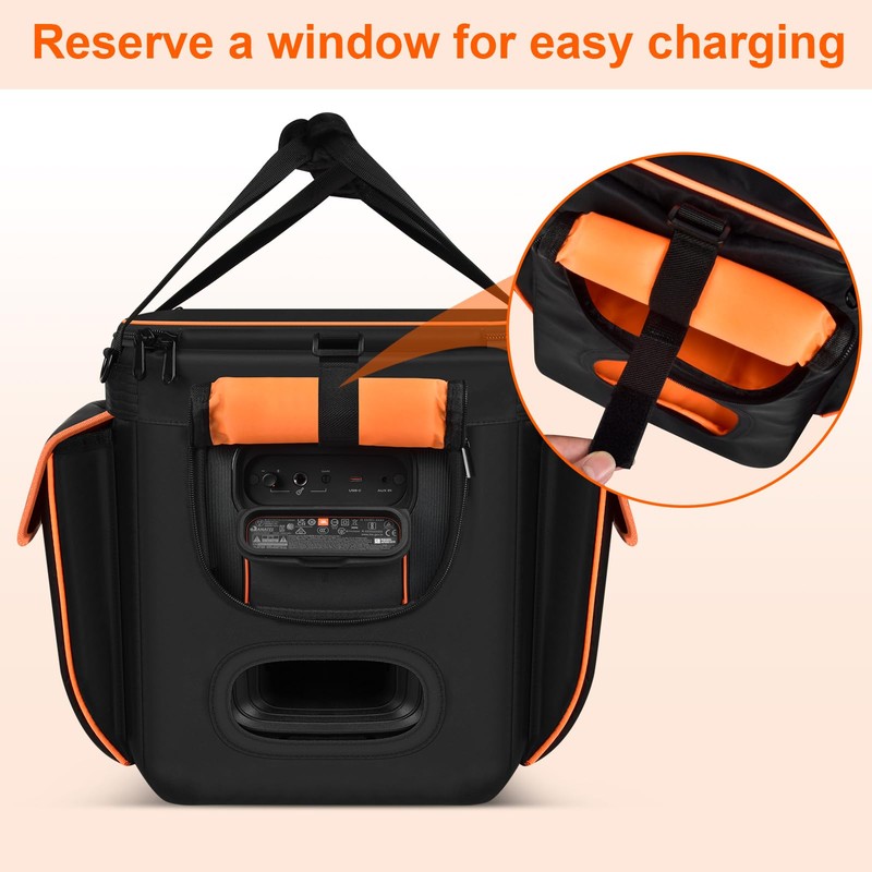 Carrying Case for JBL Partybox Encore Essential/Essential 2 Speaker, Portable