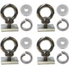 4 Pack - Heavy-Duty Stainless Steel Eye Bolt tie Down
