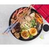 HAUTOCO 5 Pairs Japanese Style Bamboo Chopsticks Reusable Chopsticks with