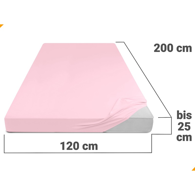 Classic Jersey Fitted Sheet Available In 34 Colours and 6