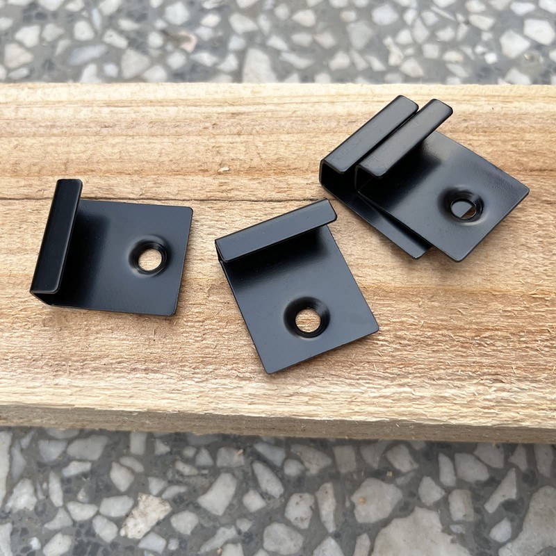 Pack of 50 WPC Mounting Clips Start/End Clamp, Hidden Starter