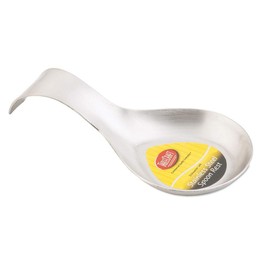 TableCraft Products HB1 Single Spoon Rest, Stainless Steel Brushed